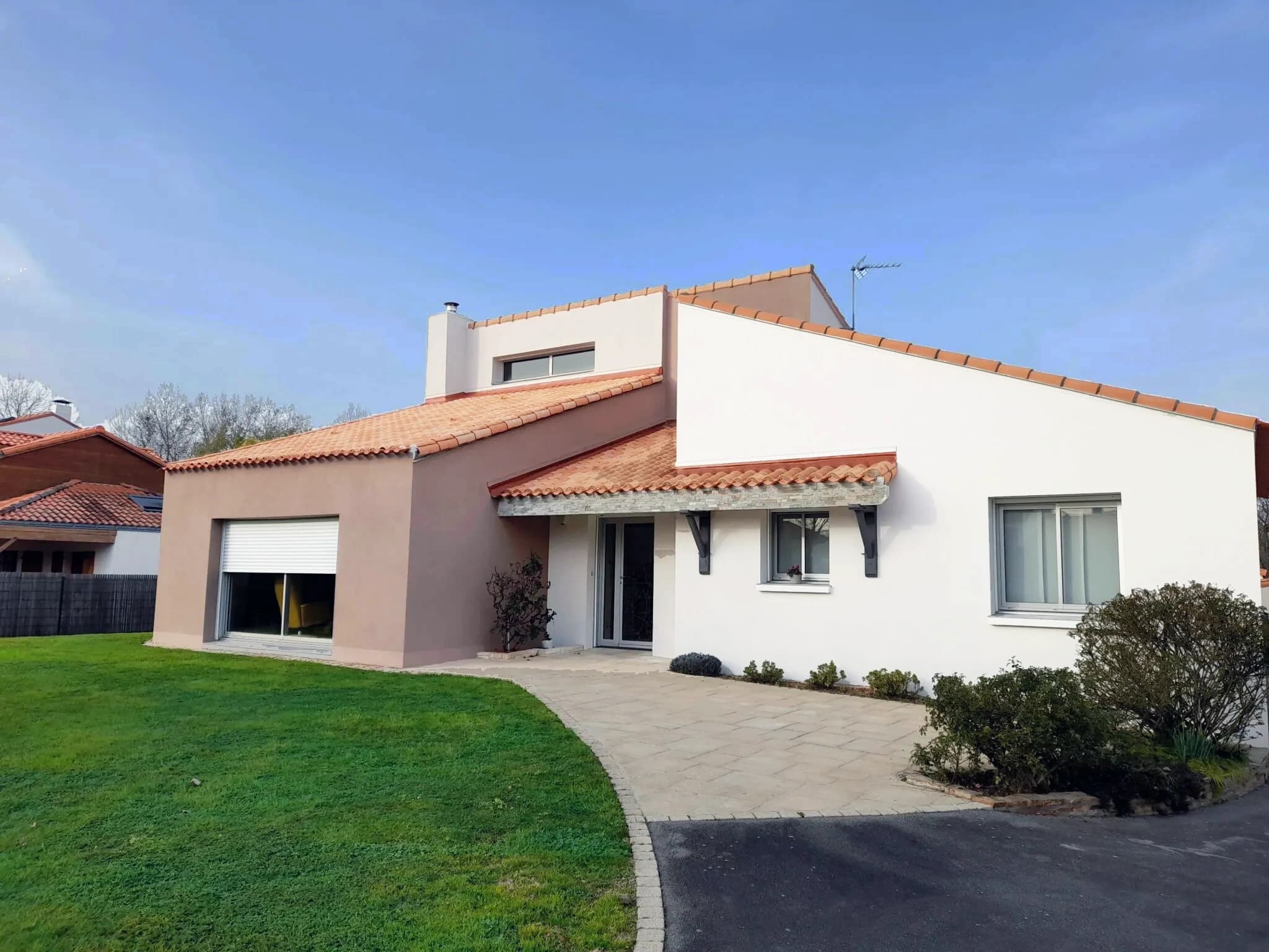 Façade isolée avec aide énergétique